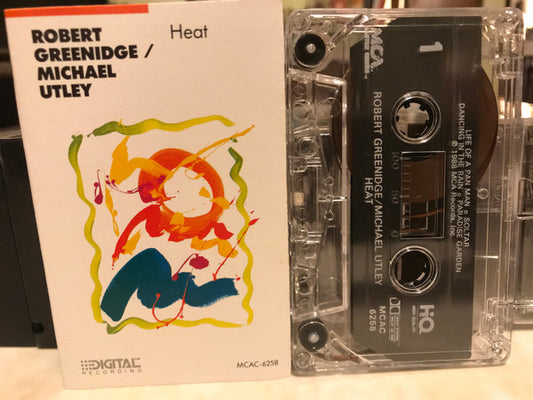 Robert Greenidge, Michael Utley - Heat (Cassette) (VG+) - Endless Media