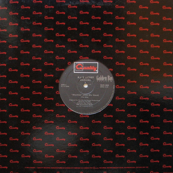 R.J.'s Latest Arrival - Shackles (12") (VG+) - Endless Media