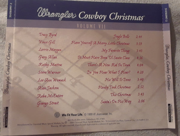 Various - Wrangler Cowboy Christmas (Volume VII) (CD) (VG+) - Endless Media