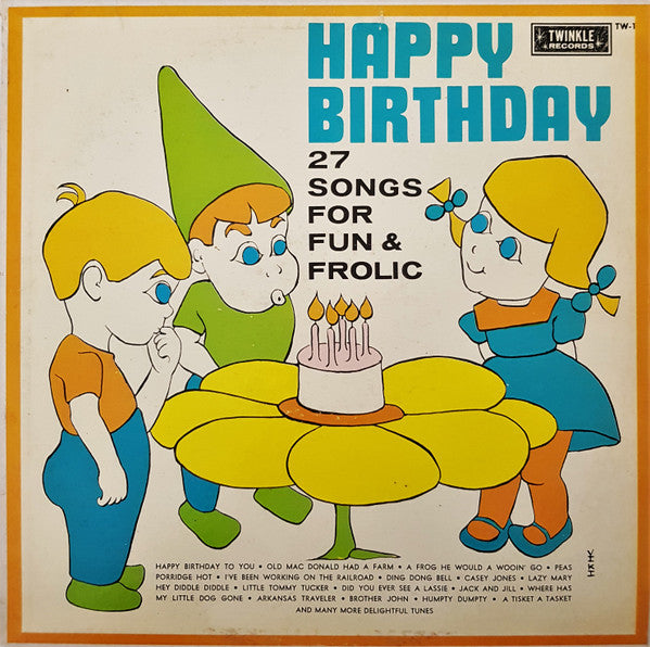 Unknown Artist - Happy Birthday (27 Songs For Fun And Frolic) (LP) (VG) - Endless Media