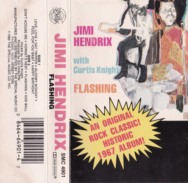 Jimi Hendrix With Curtis Knight - Flashing (Cassette) (VG+) - Endless Media