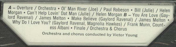 Helen Morgan, Frank Munn, Paul Robeson, Olga Albani, James Melton, Victor Young - Here Comes The Showboat (Cassette) (VG+) - Endless Media