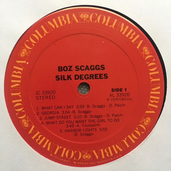 Boz Scaggs - Silk Degrees (LP) (G+) - Endless Media