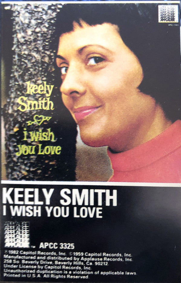 Keely Smith - I Wish You Love (Cassette) (VG+) - Endless Media