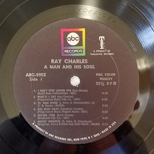 Ray Charles - A Man And His Soul (2xLP) (VG) - Endless Media