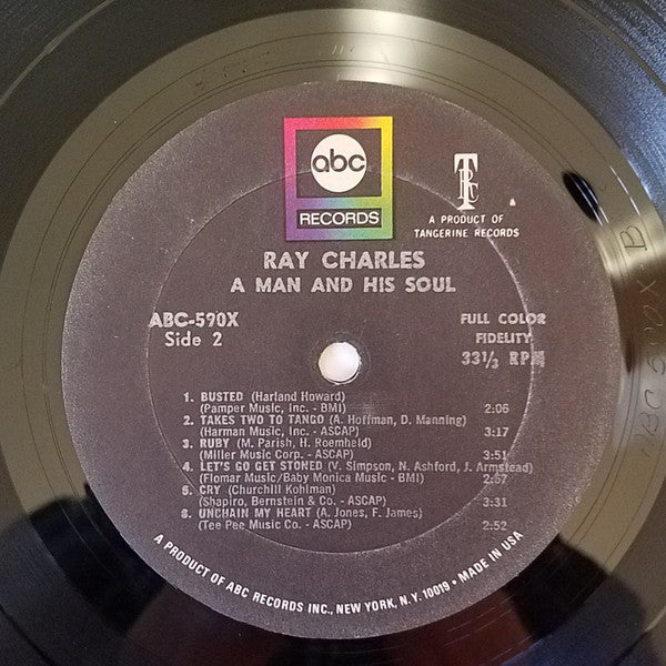 Ray Charles - A Man And His Soul (2xLP) (VG) - Endless Media