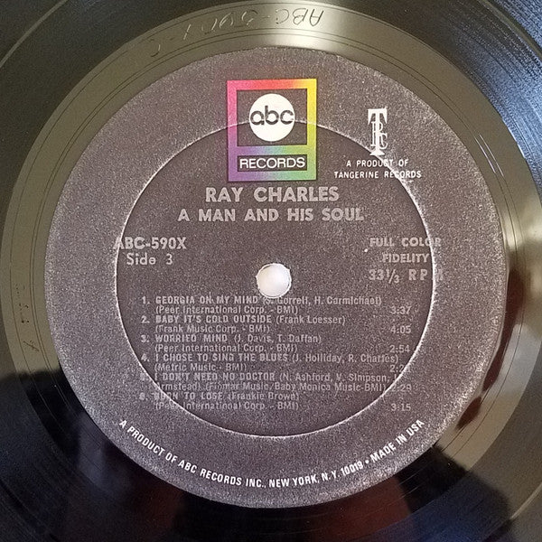 Ray Charles - A Man And His Soul (2xLP) (VG) - Endless Media