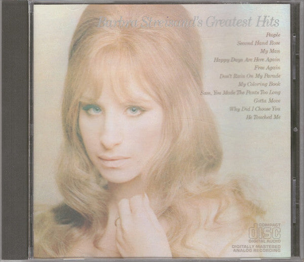 Barbra Streisand - Barbra Streisand's Greatest Hits (CD) (VG+) - Endless Media