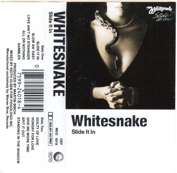 Whitesnake - Slide It In (Cassette) (VG+) - Endless Media