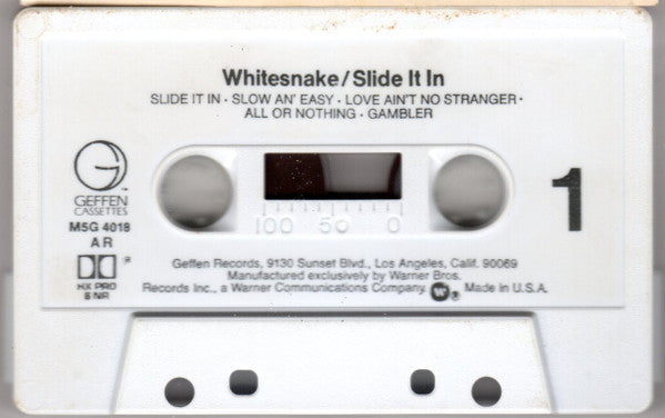 Whitesnake - Slide It In (Cassette) (VG+) - Endless Media