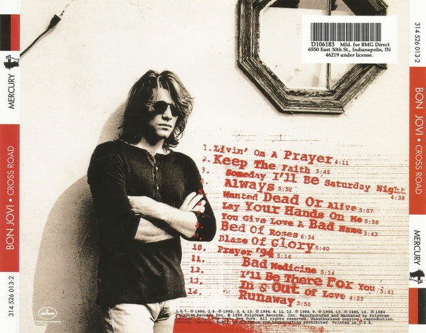 Bon Jovi - Cross Road (CD) (VG+) - Endless Media