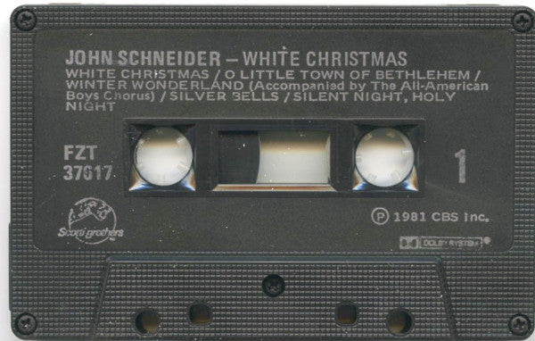 John Schneider - White Christmas (Cassette) (VG+) - Endless Media