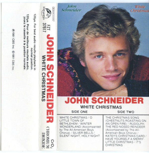 John Schneider - White Christmas (Cassette) (VG+) - Endless Media