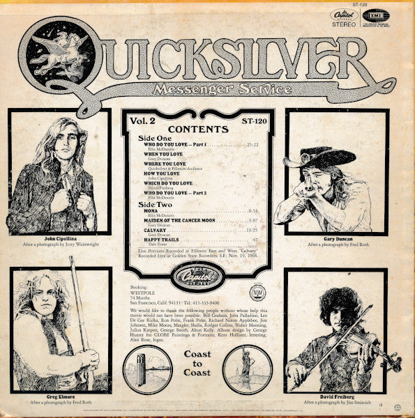 Quicksilver Messenger Service - Happy Trails (LP) (G+) - Endless Media