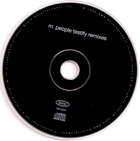 M People - Testify (Remixes) (CD) (VG+) - Endless Media