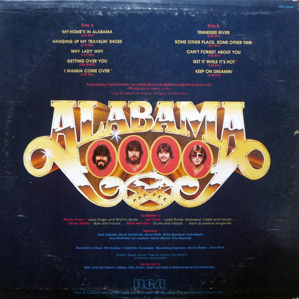 Alabama - My Home's In Alabama (LP) (VG+) - Endless Media