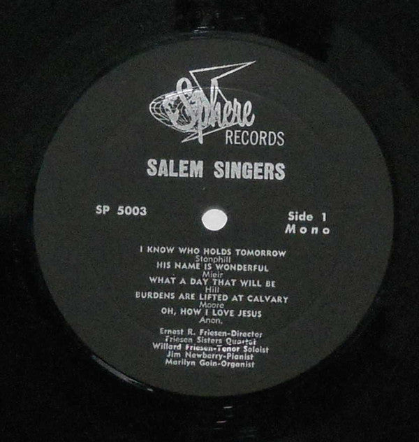 The Salem Singers - The Salem Singers (LP) (VG) - Endless Media