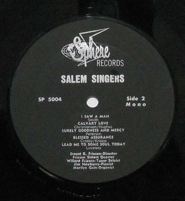 The Salem Singers - The Salem Singers (LP) (VG) - Endless Media