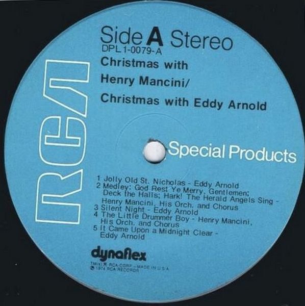 Eddy Arnold / Henry Mancini - Christmas With Eddy Arnold / Christmas With Henry Mancini (LP) (VG+) - Endless Media