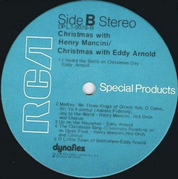 Eddy Arnold / Henry Mancini - Christmas With Eddy Arnold / Christmas With Henry Mancini (LP) (VG+) - Endless Media