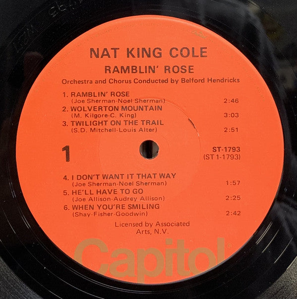 Nat King Cole - Ramblin' Rose (LP) (VG) - Endless Media