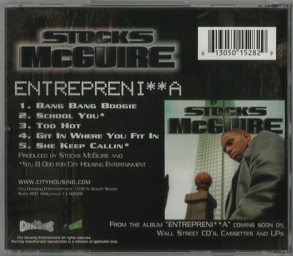 Stocks McGuire - Entrepreni**a (CD) (M) - Endless Media