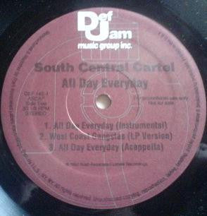 South Central Cartel - All Day Everyday (12") (NM or M-) - Endless Media