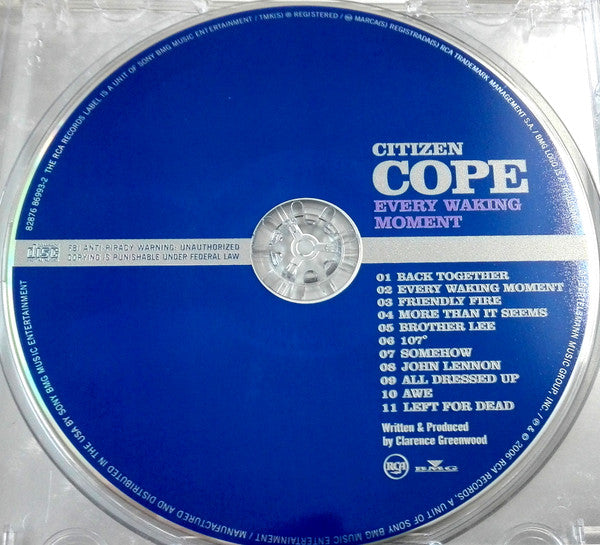 Citizen Cope - Every Waking Moment (CD) (VG+) - Endless Media