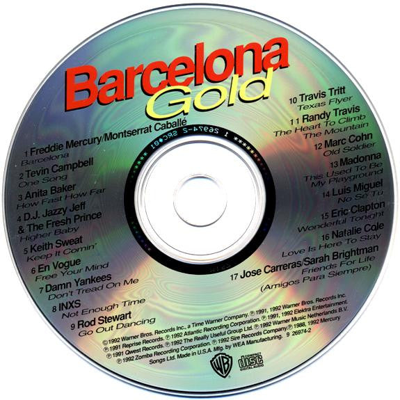 Various - Barcelona Gold (CD) (VG+) - Endless Media