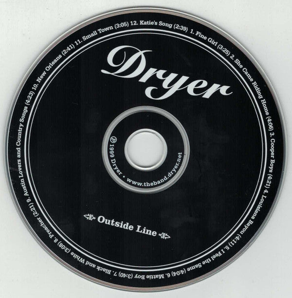 Dryer  - Outside Line (CD) (VG) - Endless Media