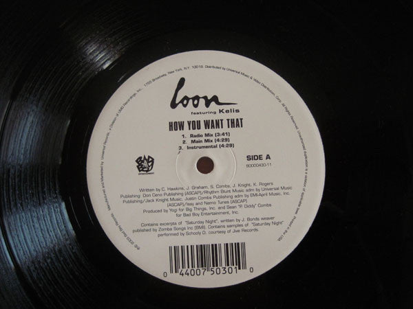 Loon - How You Want That / Relax Your Mind (12") (VG) - Endless Media