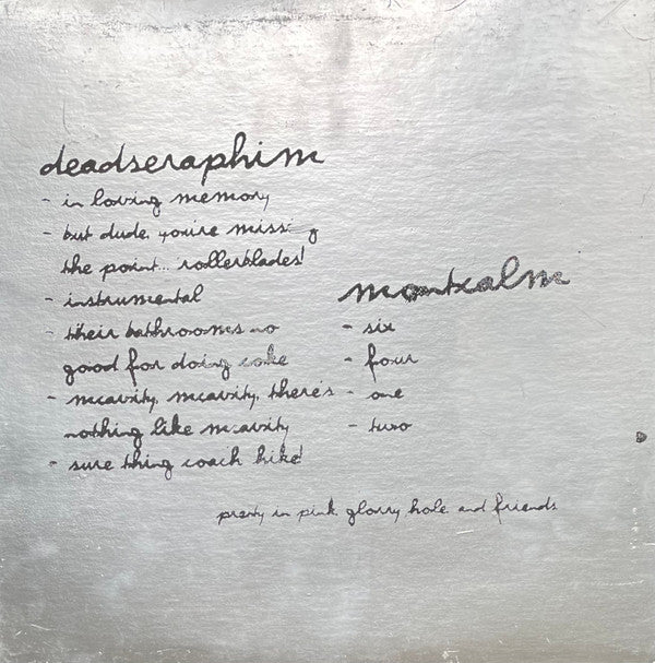 Deadseraphim / Montcalm - Deadseraphim / Montcalm (LP) (NM or M-) - Endless Media