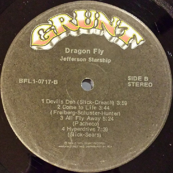 Jefferson Starship - Dragon Fly (LP) (VG) - Endless Media