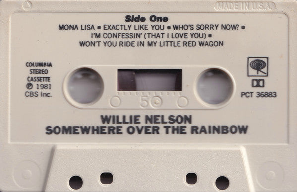 Willie Nelson - Somewhere Over The Rainbow (Cassette) (VG+) - Endless Media