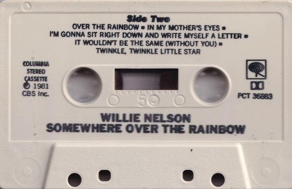 Willie Nelson - Somewhere Over The Rainbow (Cassette) (VG+) - Endless Media