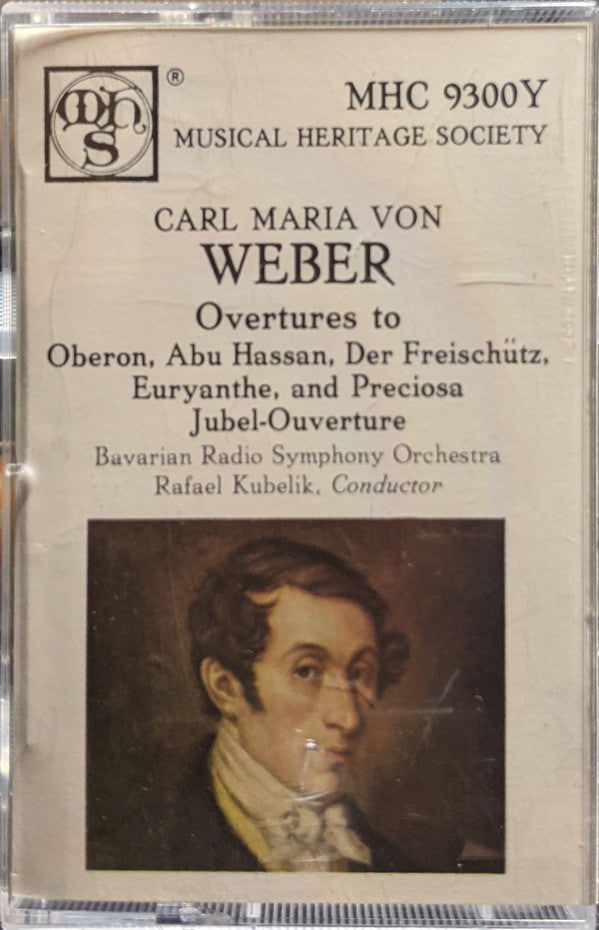 Carl Maria von Weber, Symphonie-Orchester Des Bayerischen Rundfunks, Rafael Kubelik - Overtures (Cassette) (NM or M-) - Endless Media