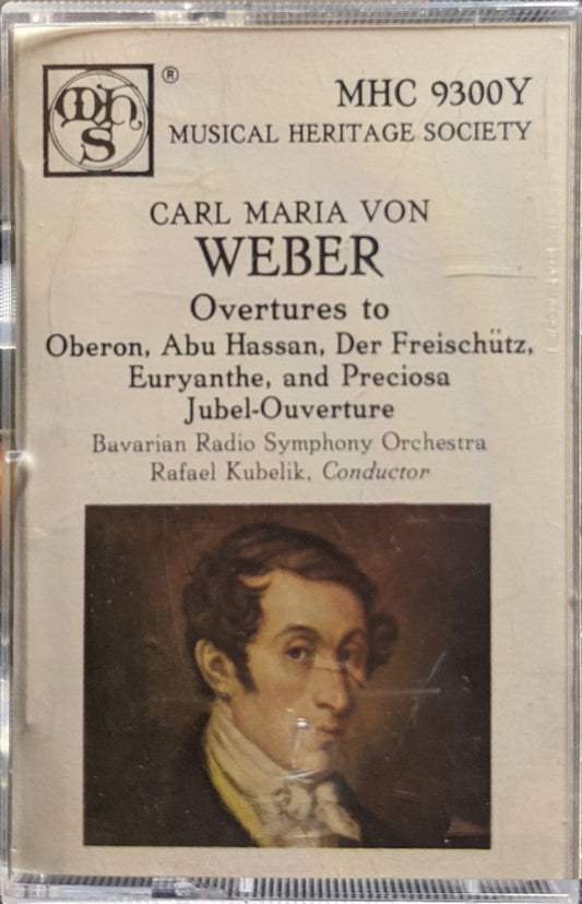 Carl Maria von Weber, Symphonie-Orchester Des Bayerischen Rundfunks, Rafael Kubelik : Overtures (Cass, Album)