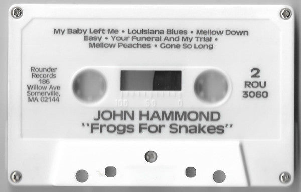 John Paul Hammond - Frogs For Snakes (Cassette) (VG+) - Endless Media