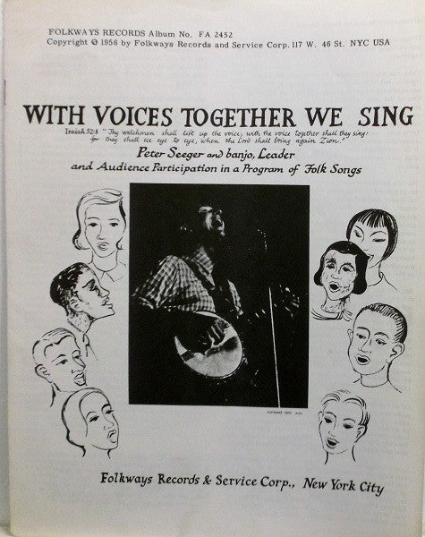 Pete Seeger - With Voices Together We Sing (LP) (VG+) - Endless Media