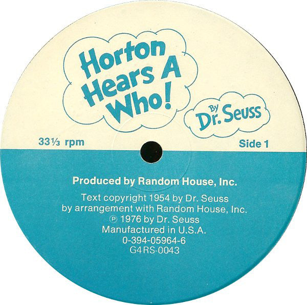 Dr. Seuss - Horton Hears A Who! & Horton Hatches The Egg (LP) (F) - Endless Media