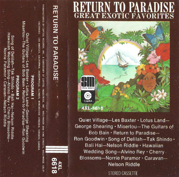 Various - Return To Paradise (Cassette) (VG+) - Endless Media