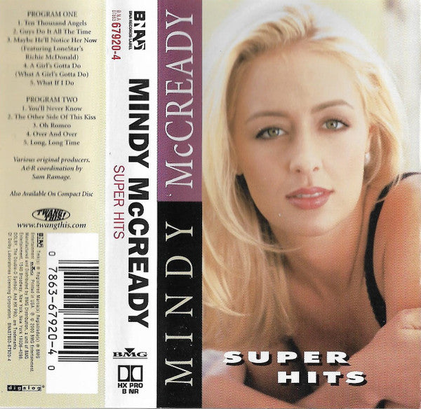 Mindy McCready - Super Hits (Cassette) (VG+) - Endless Media