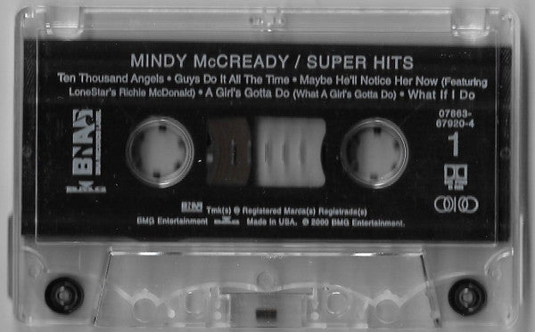 Mindy McCready - Super Hits (Cassette) (VG+) - Endless Media