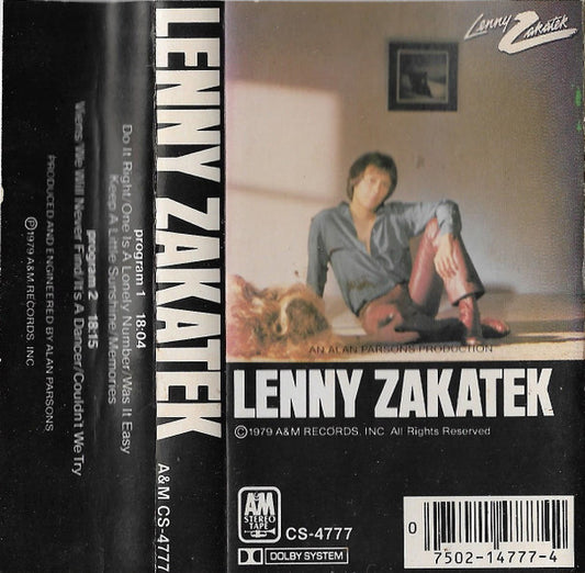 Lenny Zakatek - Lenny Zakatek (Cassette) (VG+) - Endless Media