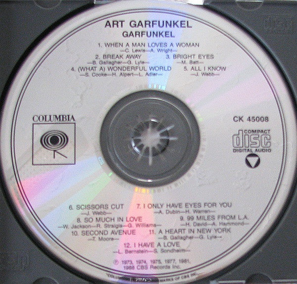 Art Garfunkel - Garfunkel (CD) (VG+) - Endless Media