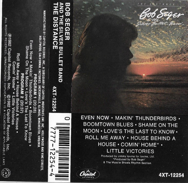 Bob Seger And The Silver Bullet Band - The Distance (Cassette) (VG+) - Endless Media