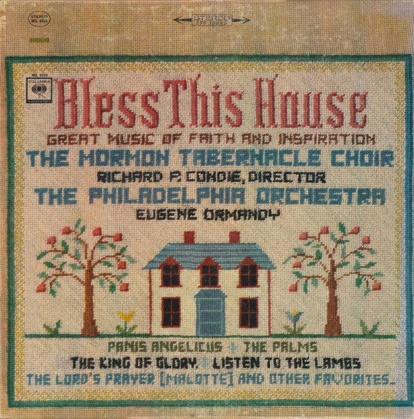 Mormon Tabernacle Choir, Richard P. Condie, The Philadelphia Orchestra, Eugene Ormandy - Bless This House (LP) (VG+) - Endless Media