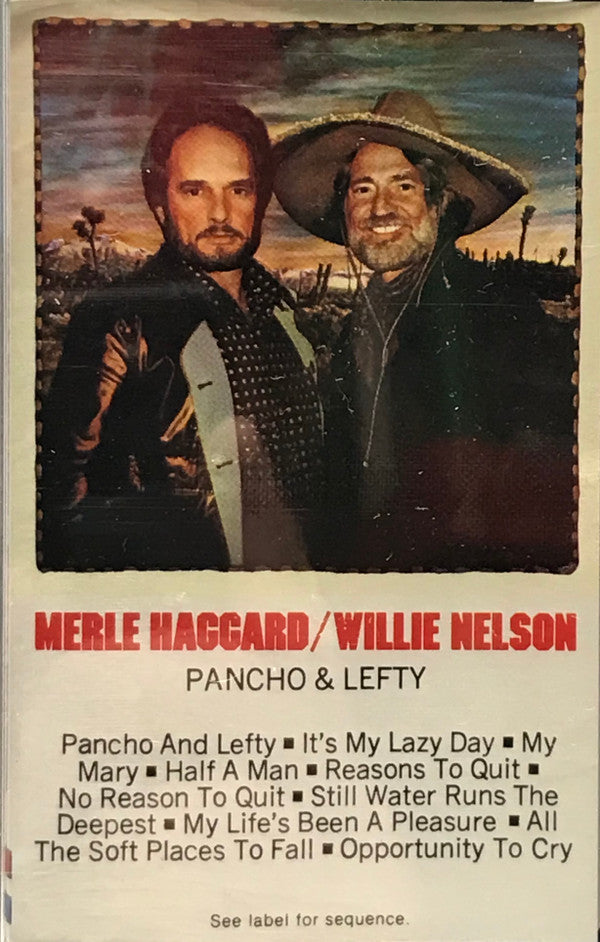 Merle Haggard / Willie Nelson - Pancho & Lefty (Cassette) (VG) - Endless Media