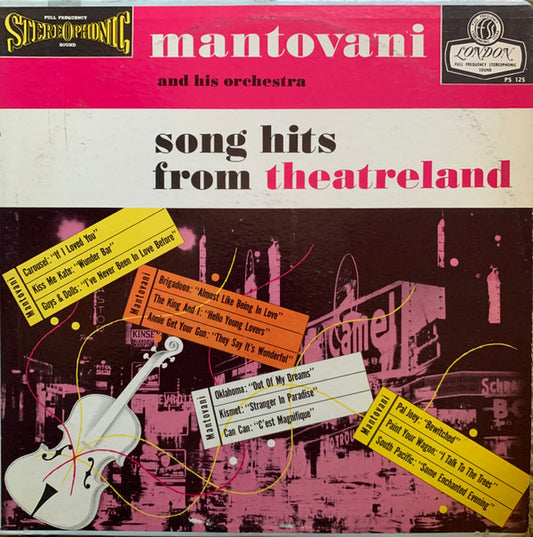 Mantovani And His Orchestra - Song Hits From Theatreland (LP) (VG) - Endless Media