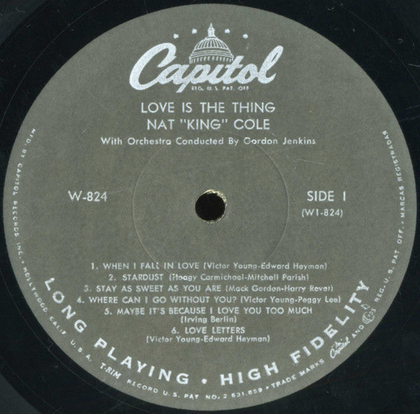 Nat King Cole - Love Is The Thing (LP) (G) - Endless Media